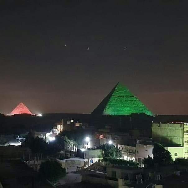 Maged Pyramids View Inn Kafrat al Jabal Bagian luar foto