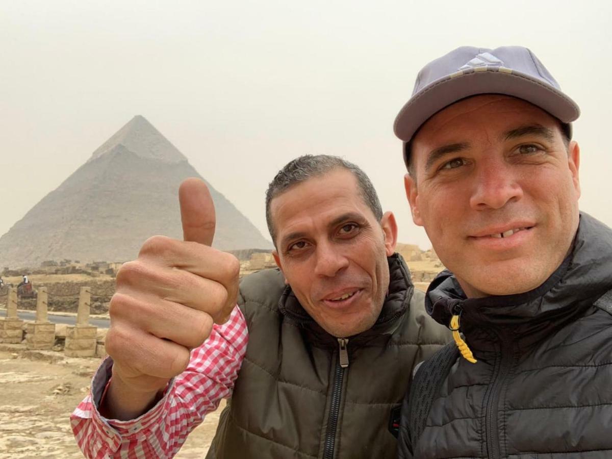 Maged Pyramids View Inn Kafrat al Jabal Bagian luar foto